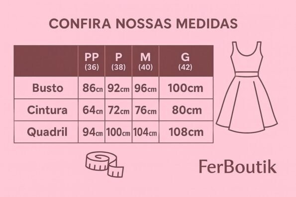 Tabela de medidas