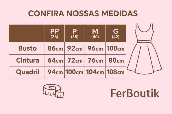 Tabela de medidas