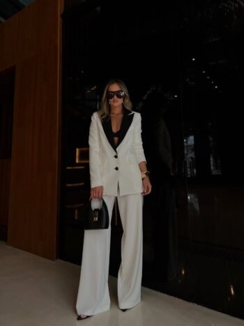 Conjunto Blazer P&B