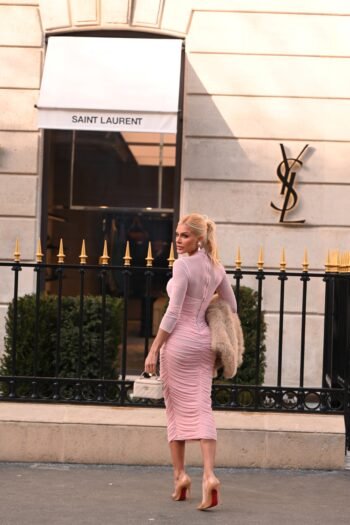 Vestido Midi em Tule Drapeado Rose by Nicole Rocha - Ferboutik