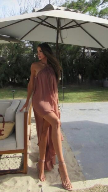 Vestido Mullet 3 Marias Marrom