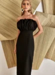 Vestido Tubinho Leque Preto