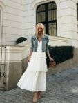 Vestido Midi Off Camadas