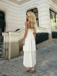 Vestido Midi Off Camadas