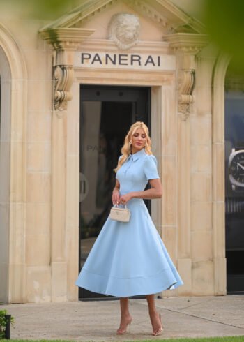Vestido Midi Rouge Renda Vermelha com Alças Largas (cópia)