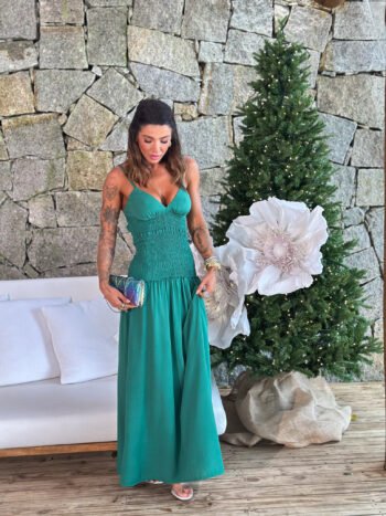Vestido Midi Verde Beatriz