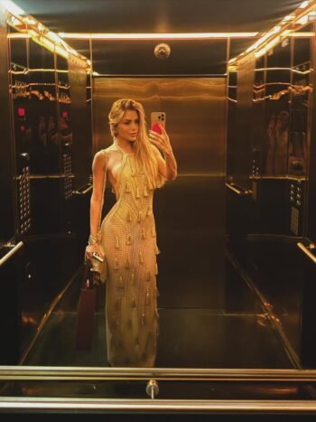 Vestido Longo Aplicação de Tarcel