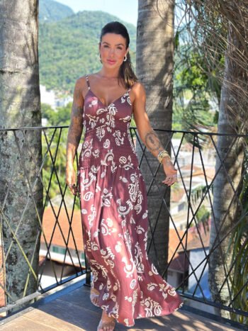 Vestido Valeria Midi Estampado