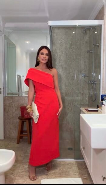 Vestido Alfaiataria Ariane Vermelho