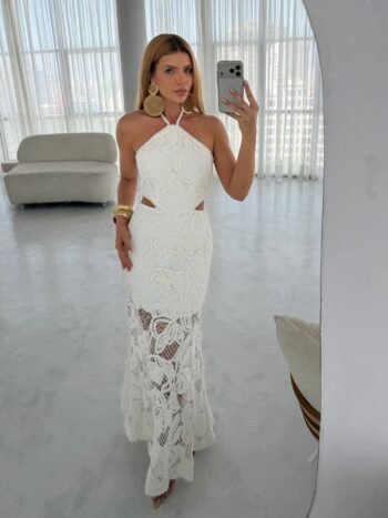 Vestido Renda Myka Off White