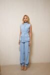 Conjunto Alfaiataria azul