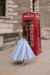 Vestido Midi Azul Serenity com Pedrarias London