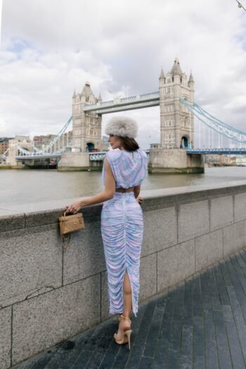 Conjunto Midi Estampado Drapeado Soho - Ferboutik