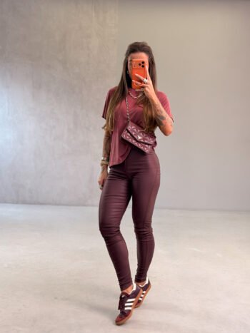 Calça Raquel Bengaline Resinado