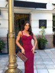 Vestido Midi Alfaiataria Vermelho Laços (cópia)