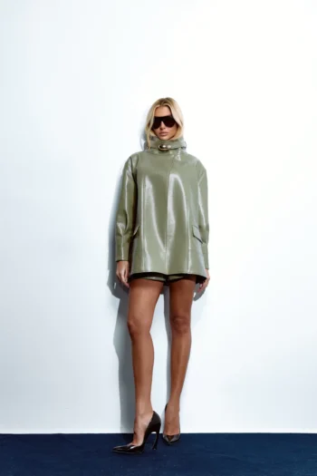 Jaqueta Cinto e choker