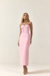 Vestido Midi Tomara Que Caia Rosa