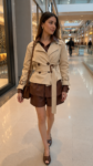 Trench Coat Sarja Curto