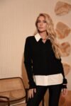 Blusa Tricot Sobreposta
