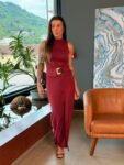 Conjunto Tricot Borgonha
