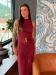 Conjunto Tricot Borgonha