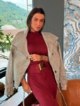 Conjunto Tricot Borgonha