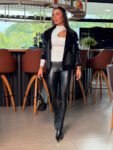Calça Legging Monique Com Ziper
