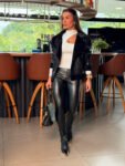Calça Legging Monique Com Ziper