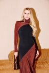 Vestido Longo Preto e Marrom