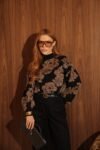 Blusa Tricot Floral