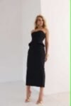 Vestido Bordado Corset Pleplum E Saia Midi