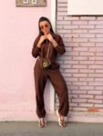 Conjunto Ana Carolina Marrom