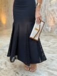 Vestido Riviera Midi Sereia Preto