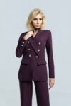 Conjunto Blazer Alfaiataria Uva