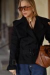 Trench Coat Sarja Curto