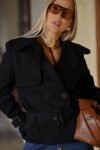 Trench Coat Sarja Curto