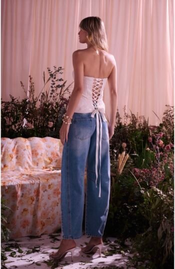 Calça Jeans Com Renda - Foto 2