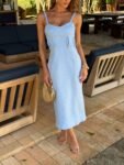 Vestido Midi Azul Serenity
