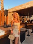 Vestido em Tule Estampado