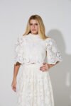 Conjunto Renda Bordada Off White