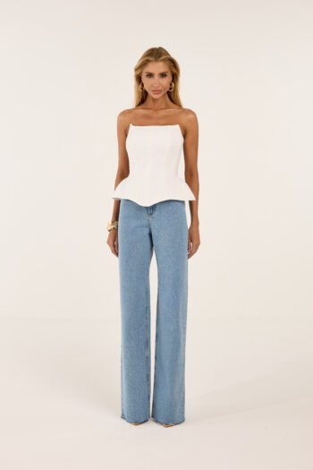 Calça Jeans Reta