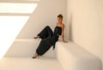 Conjunto Blusê Com Calça Aladin Preto