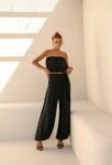 Conjunto Blusê Com Calça Aladin Preto