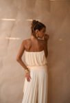 Conjunto Blusê Com Calça Aladin Manteiga
