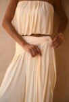 Conjunto Blusê Com Calça Aladin Manteiga