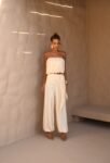 Conjunto Blusê Com Calça Aladin Manteiga