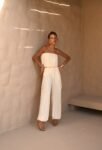 Conjunto Blusê Com Calça Aladin Manteiga