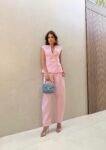 Conjunto Alfaiataria em Linho Rosa