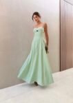Vestido Midi Alça Amarração Detelhes Cut Out