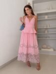 Conjunto Midi Laise com Peplum